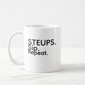 Steups Sip Repeat マグカップ