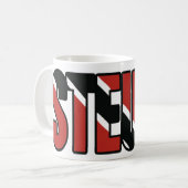 STEUPS Trinidad Flag Mug コーヒーマグカップ (正面左)