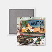 Stevan Dohanosによる冬のビルボードペインター マグネット (正面/裏面)