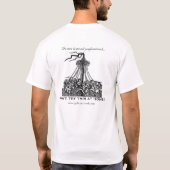 Steve：トレーニングを受けたプロフェッショナル Tシャツ (裏面)