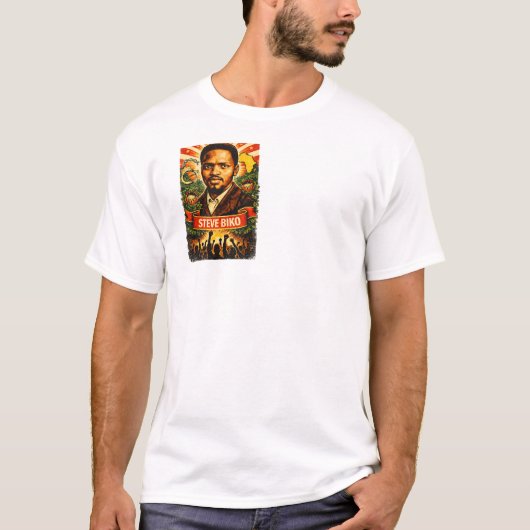 Steve Biko Pan-African Revolutionary T-Shirt Tシャツ (正面)