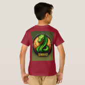 Steve Dragon Tattooデザイン – 強さの象徴, Tシャツ (裏面フル)