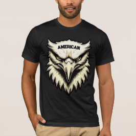 Steve Eagleの頭カスタムのアメリカTシャツ Tシャツ