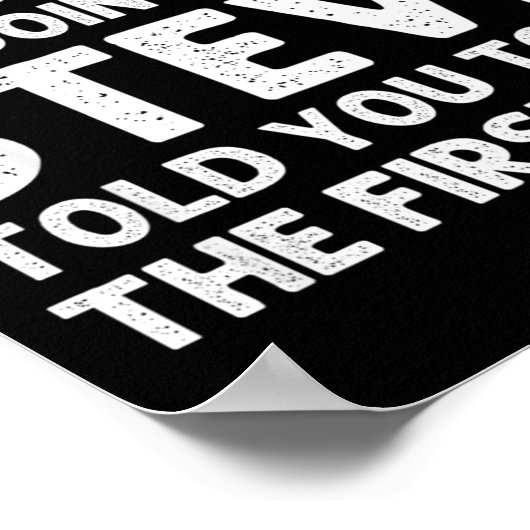 Steve Gift Name D Birthday Funny Christ ポスター (角)