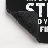 Steve Gift Name D Birthday Funny Christ マウスパッド (コーナー)