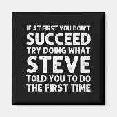 Steve Gift Name D Birthday Funny Christ  マグネット (正面)