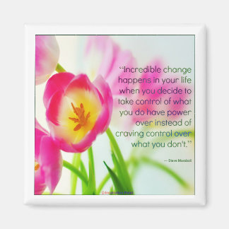 Steve Maraboli引用文「Change」について マグネット