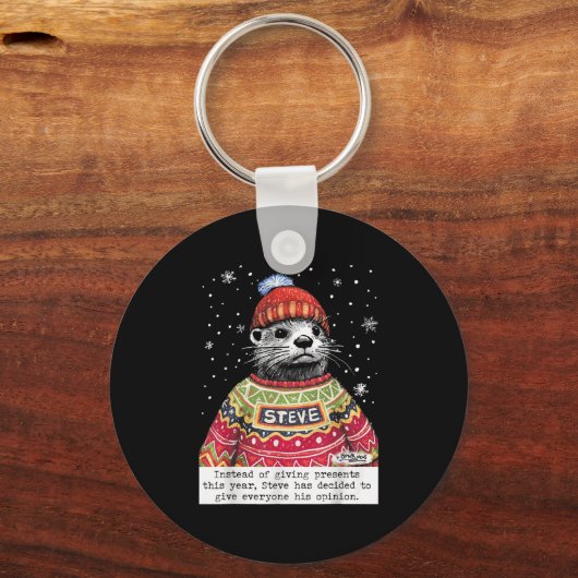 Steve Otter Instead Of Giving This Year  キーホルダー (正面)