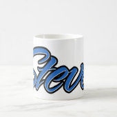 Steve Vorname Name blue Tasse Kaffeetasse コーヒーマグカップ (中央)