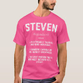 Steven Definition Funny Talented Great Steve Cospl Tシャツ (正面)