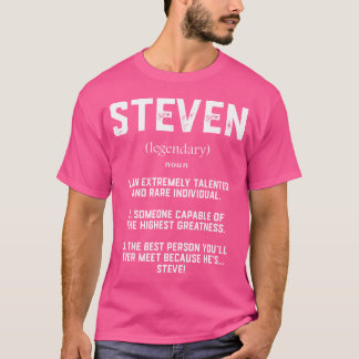 Steven Definition Funny Talented Great Steve Cospl Tシャツ