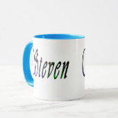 Steven Nameロゴ、 マグカップ (正面左)