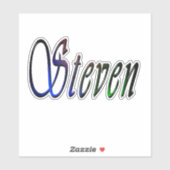 "Steven" Name The Colours Of Steven, シール (シート)