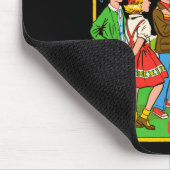 Steven Rhodes Don't Talk To Strangers Alien Retro  マウスパッド (コーナー)