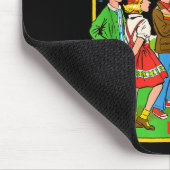 Steven Rhodes Don't Talk To Strangers Alien Retro  マウスパッド (コーナー)