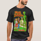 Steven Rhodes Don't Talk To Strangers Alien Retro Tシャツ (正面)