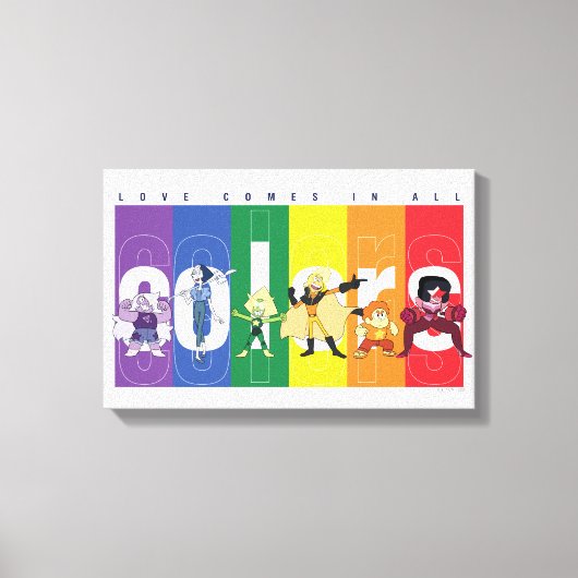 Steven Universe – 全来色の愛 キャンバスプリント (正面)
