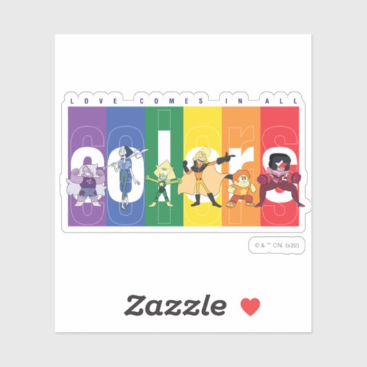 Steven Universe – 全来色の愛 シール (シート)