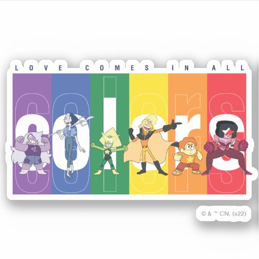 Steven Universe – 全来色の愛 シール (正面)