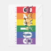 Steven Universe – 全来色の愛 フリースブランケット (正面)