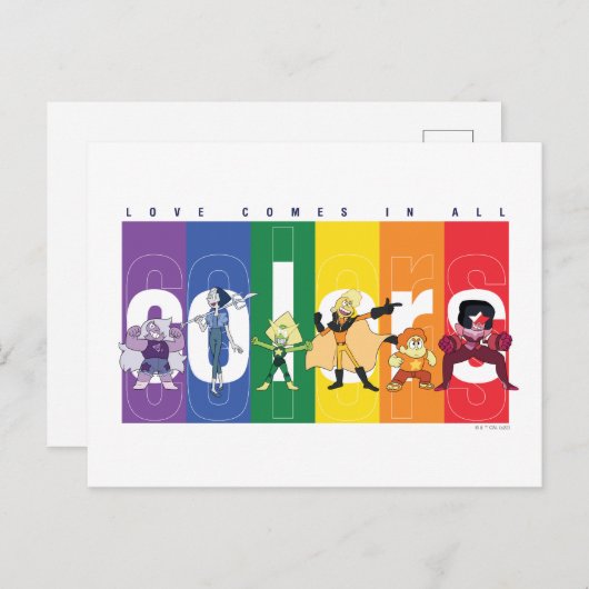 Steven Universe – 全来色の愛 ポストカード (正面/裏面)