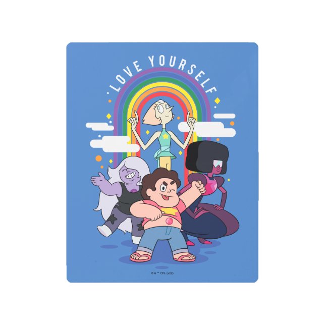 Steven Universe – 自分自身を愛する メタルプリント (正面)