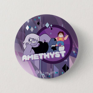 Steven Universe Amethyst Character Graphic 缶バッジ