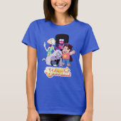 Steven Universe | Crystal Gem Group Huddle Tシャツ (正面)