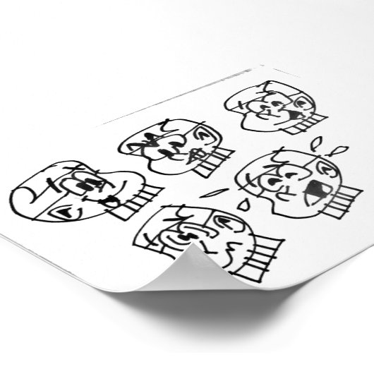 Steven W Warlockの多くの顔 ポスター (角)