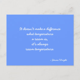 Steven Wrightを引用したポストカード ポストカード