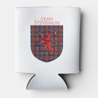 Stevenson Tartan Scottish Plaid Lion Rampant 缶クーラー
