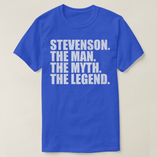 StevensonStevenson姓Stevenson姓 Tシャツ (デザイン正面)