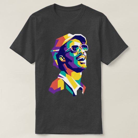 Stevie 疑問に思 WPAP Limitカラー枕 Tシャツ (デザイン正面)