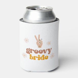 STEVIE Groovy Brideレトロ70's Hippie Themed Bach 缶クーラー