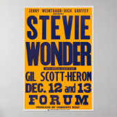 Stevie Wonder / Gil Scott Heron ポスター (正面)