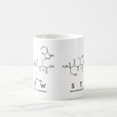 Stewペプチド名mug コーヒーマグカップ (中央)