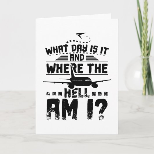 Stewardess what day is it カード (正面)