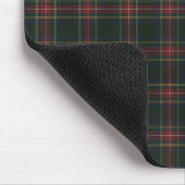 Stewart Black Modern Original Scottish Tartan マウスパッド (コーナー)