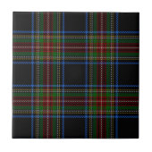 Stewart Black Tartan タイル (正面)