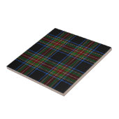 Stewart Black Tartan タイル (側面)