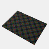 Stewart Black Tartan ドアマット (アングル)