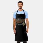 Stewart Clan エプロン (着用した状態)