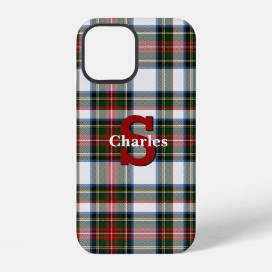 Stewart Dress Plaid カスタム iPhoneケース (裏面)