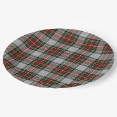 Stewart Royal Dress Tartan ペーパープレート (アングル)