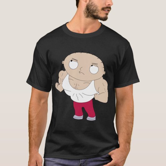 Stewie gym friends tシャツ (正面)