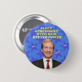 STEYERパワーを実在持つ社長 缶バッジ (正面&裏面)