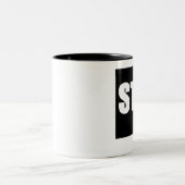 STFUを締めて下さい ツートーンマグカップ (中央)