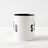 STFUマグカップ ツートーンマグカップ (中央)