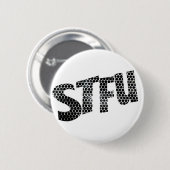 STFU かわいいバッジ 缶バッジ (正面&裏面)