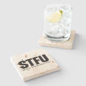 STFU:本気で、感謝してい理解のため ストーンコースター (横)